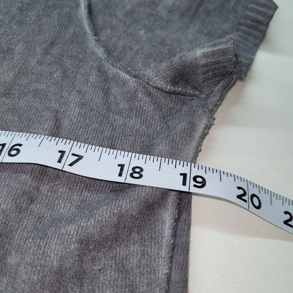 Patrice Breal Womens‎ Sweater Dress Size L(12/14) Ruffled Abstract Short Sleeve - Picture 6 of 9